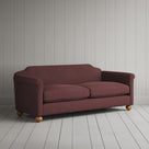 Dolittle 3 Seater Sofa in Laidback Linen Damson