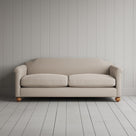 Front View of Dolittle 3 Seater Sofa in Laidback Linen Dove