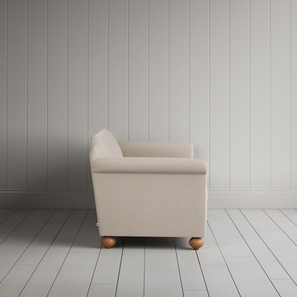Side View of Dolittle 3 Seater Sofa in Laidback Linen Dove