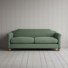 Front View of Dolittle 3 Seater Sofa in Laidback Linen Moss