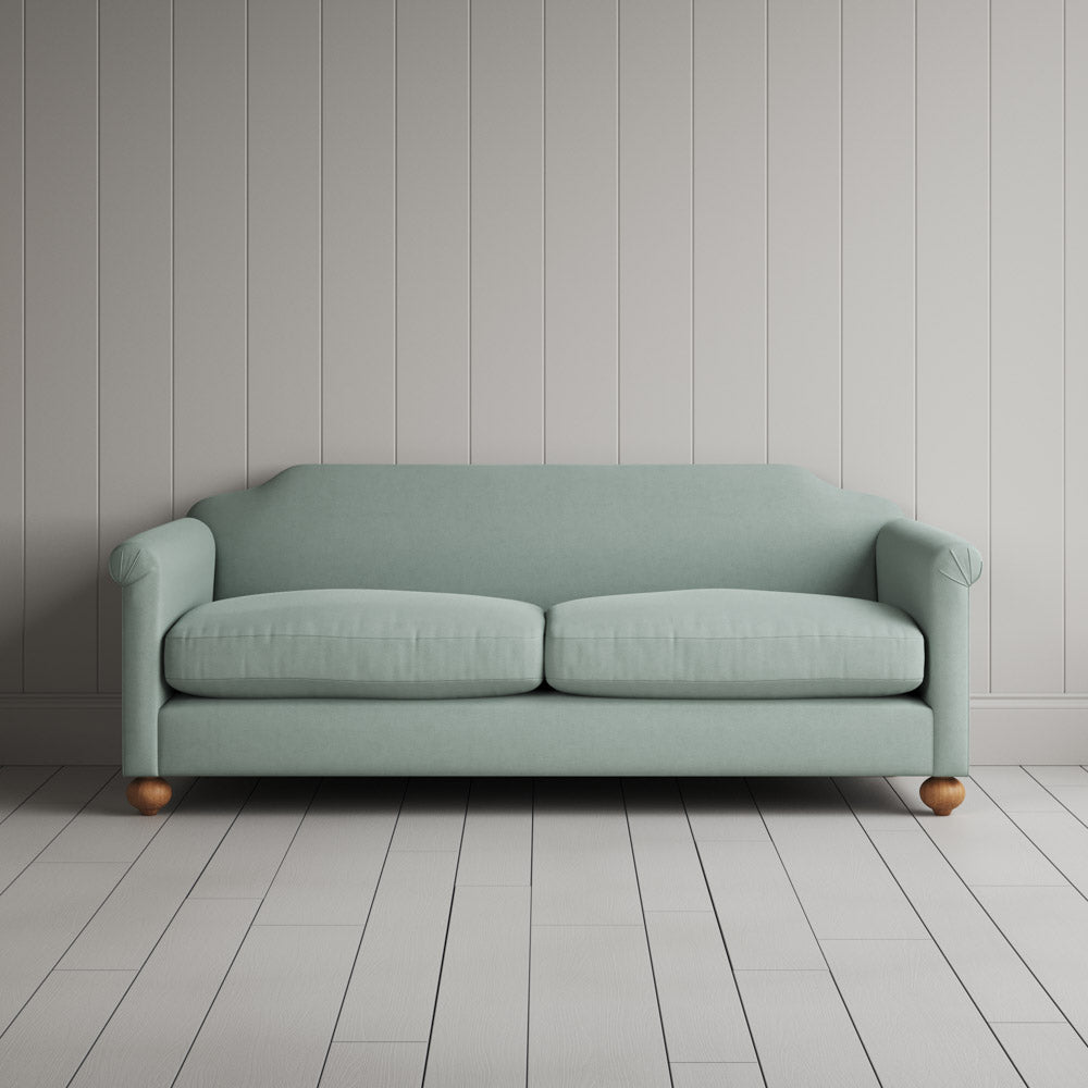  Front View of Dolittle 3 Seater Sofa in Laidback Linen Sky 