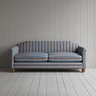 Front view of Dolittle 3 Seater Sofa in Regatta Cotton, Blue