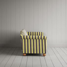 Side View of Dolittle 3 Seater Sofa in Regatta Cotton, Custard
