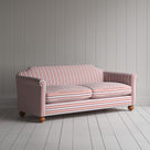 Dolittle 3 Seater Sofa in Slow Lane Cotton Linen, Berry