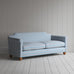 image of Dolittle 3 Seater Sofa in Slow Lane Cotton Linen, Blue
