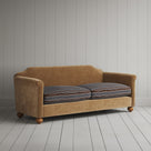 Dolittle 3 seater sofa in Classic Corduroy Stone Beige Frame and Regatta Cotton Charcoal Seat