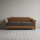 Dolittle 3 seater sofa in Classic Corduroy Stone Beige Frame and Regatta Cotton Charcoal Seat