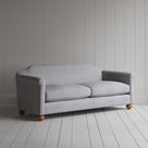 Dolittle 3 Seater Sofa in Ticking Cotton, Blue Brown