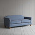 image of Dolittle 3 Seater Sofa in Well Plaid Cotton, Blue Brown