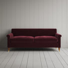 3 seater sofa in Classic Corduroy Cherry - NiX By Nicola Harding & Co.