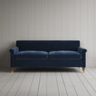 3 seater sofa in Classic Corduroy Dark Blue - NiX by Nicola Harding & Co.