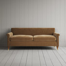 Idler 3 seater sofa in Stone Beige Classic Corduroy, hand crafted in UK