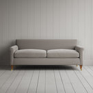 Front view of Idler 3 Seater Sofa in Intelligent Velvet Moonstone