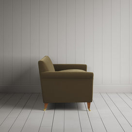 Side profile of Idler 3 Seater Sofa in Intelligent Velvet Sepia
