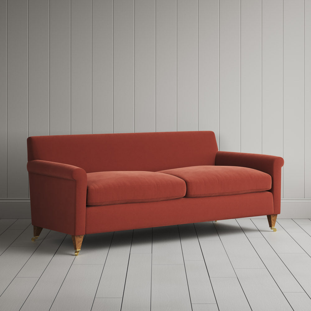  Idler 3 Seater Sofa in Intelligent Velvet Sienna 