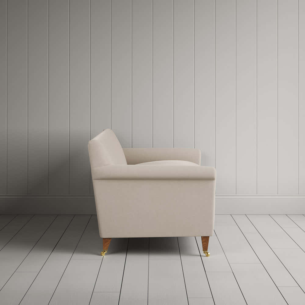  Side profile of Idler 3 Seater Sofa in Laidback Linen Dove 