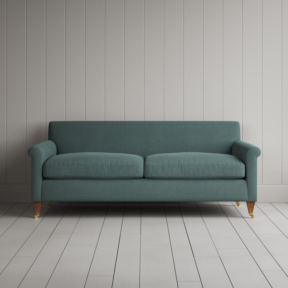  Front view of Idler 3 Seater Sofa in Laidback Linen Mineral 