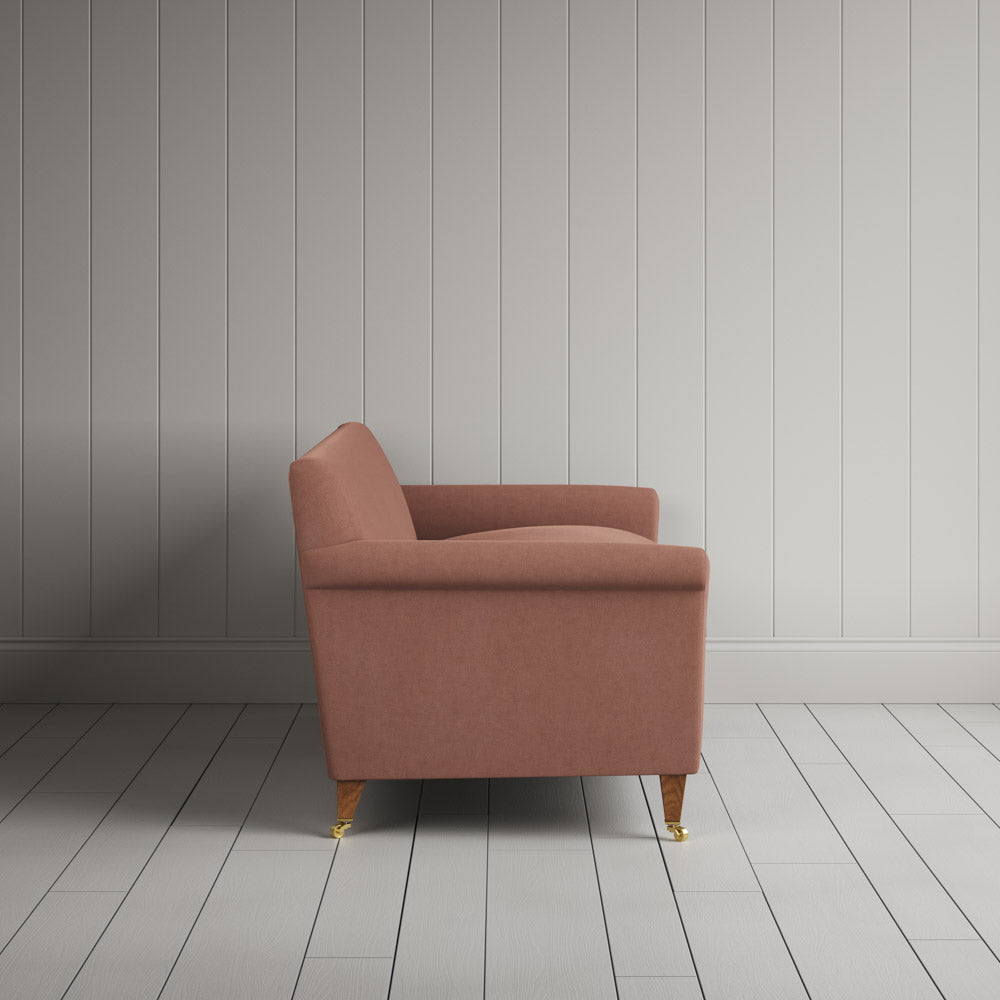  Side profile of Idler 3 Seater Sofa in Laidback Linen Roseberry 
