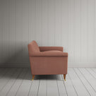 Side profile of Idler 3 Seater Sofa in Laidback Linen Roseberry