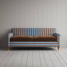 Front view of the Idler 3 seater sofa by Nicola Harding
