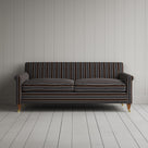 Front view of Idler 3 Seater Sofa in Regatta Cotton, Charcoal