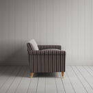 Side profile of Idler 3 Seater Sofa in Regatta Cotton, Charcoal