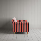 Side profile of Idler 3 Seater Sofa in Regatta Cotton, Flame
