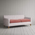 image of Idler 3 Seater Sofa in Ticking Berry Frame and Intelligent Velvet Damson Seat