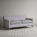 image of Idler 3 Seater Sofa in Ticking Blue Brown Frame and Regatta Blue Seat