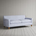 image of Idler 3 Seater Sofa in Ticking Cotton, Aqua Brown