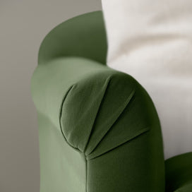 Arm design close up of Dolittle 4 seater Sofa in Intelligent Velvet Juniper