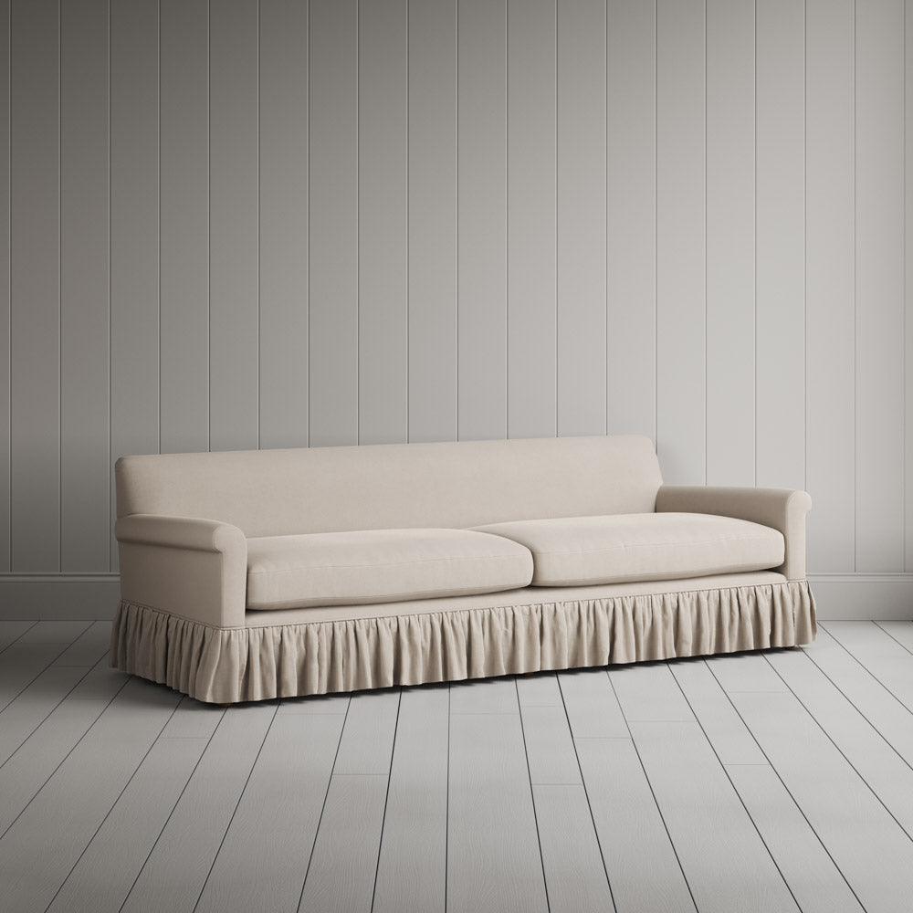  Curtain Call 4 Seater Sofa in Laidback Linen Dove 
