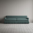 Front View of Curtain Call 4 Seater Sofa in Laidback Linen Mineral