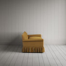Side View of Curtain Call 4 Seater Sofa in Laidback Linen Ochre