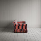 Side view of Curtain Call 4 Seater Sofa in Regatta Cotton, Flame