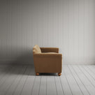 Side profile of the Stone Beige corduroy Dolittle sofa