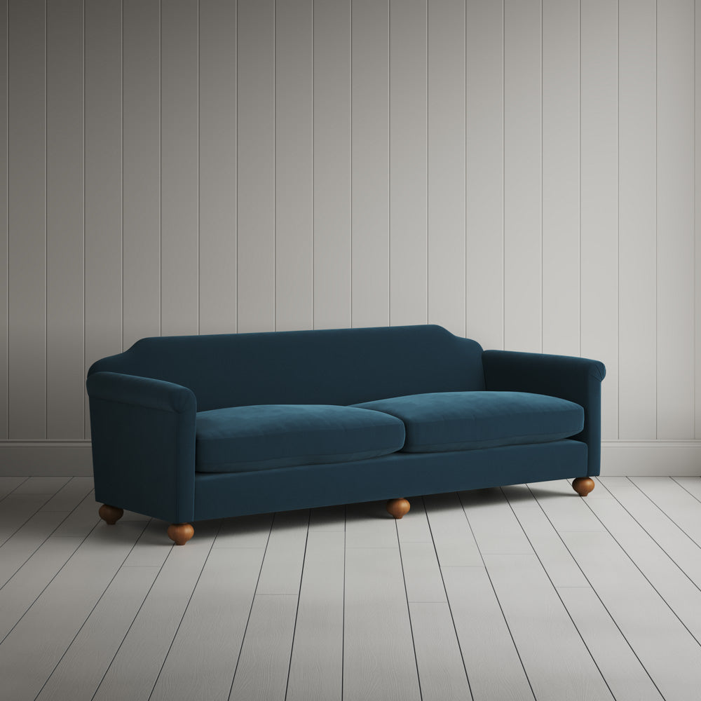  Dolittle 4 seater Sofa in Intelligent Velvet Aegean 