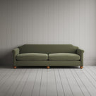 Front view of Dolittle 4 seater Sofa in Intelligent Velvet Green Tea