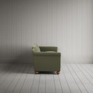 Side profile of Dolittle 4 seater Sofa in Intelligent Velvet Green Tea