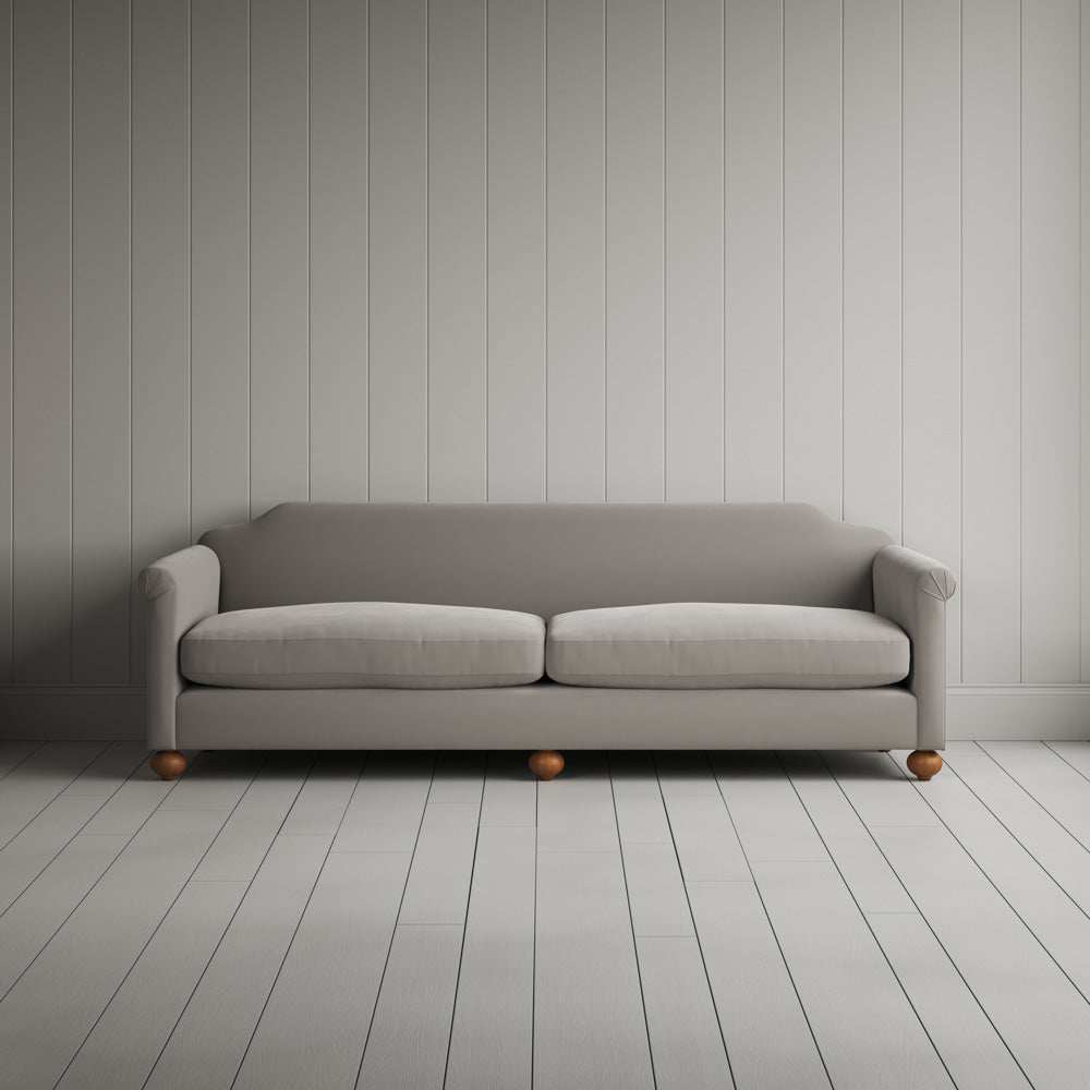  Front View of Dolittle 4 seater Sofa in Intelligent Velvet Moonstone 