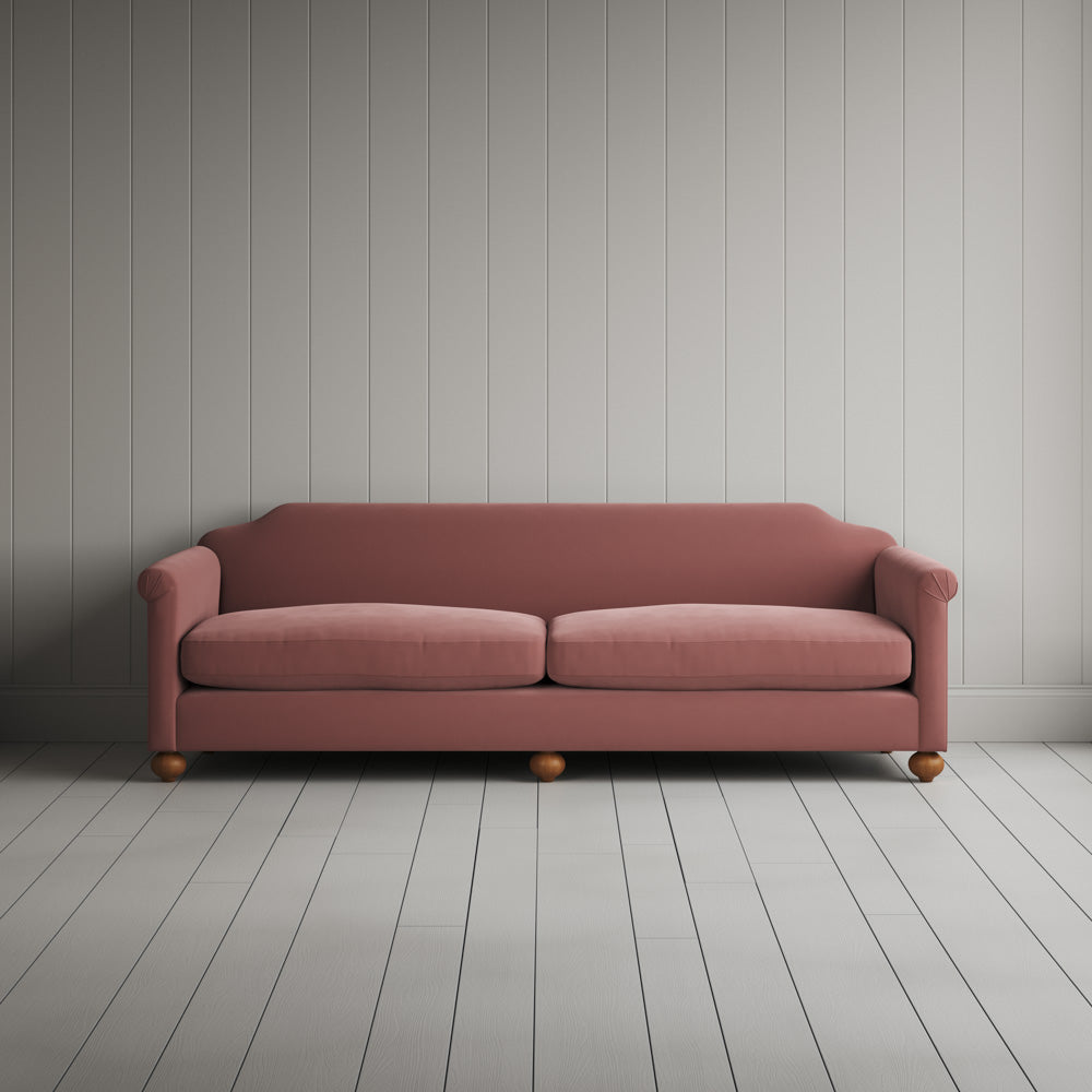  Front view of Dolittle 4 seater Sofa in Intelligent Velvet Rose 
