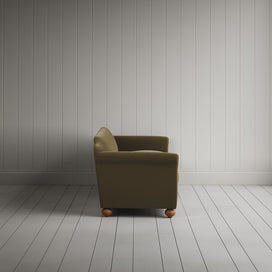 Side View of Dolittle 4 seater Sofa in Intelligent Velvet Sepia