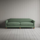 Front View of Dolittle 4 seater Sofa in Laidback Linen Moss