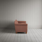 Side Profile of Dolittle 4 seater Sofa in Laidback Linen Roseberry