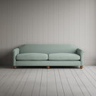 Front View of Dolittle 4 seater Sofa in Laidback Linen Sky