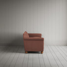 Side Profile of Dolittle 4 seater Sofa in Laidback Linen Sweet Briar