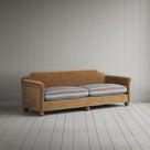 Dolittle 4 seater sofa in Classic Corduroy Stone Beige Frame and Regatta Blue Seat