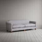 Dolittle 4 Seater Sofa in Ticking Cotton, Blue Brown