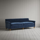 Large 4 seater sofa in Classic Corduroy Dark Blue - NiX