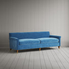 Large 4 seater sofa in Classic Corduroy Harbour Blue